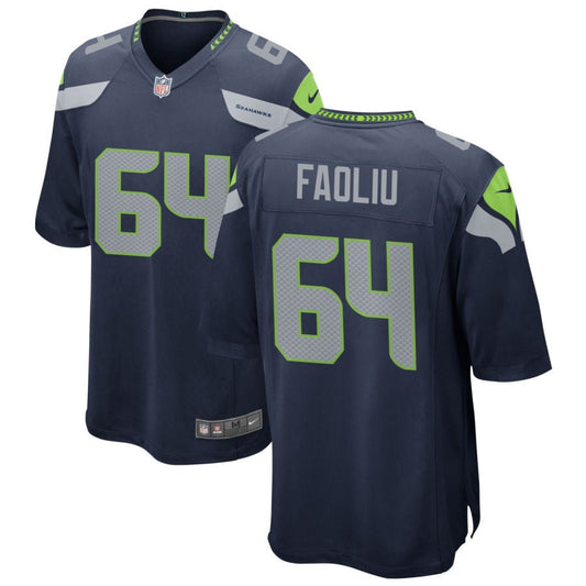 Austin Faoliu Seattle Seahawks Nike Game Jersey - College Navy