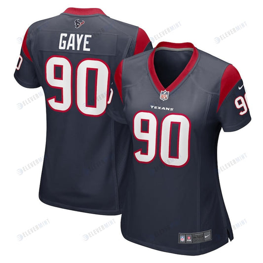 Ali Gaye 90 Houston Texans Women Team Game Jersey - Navy