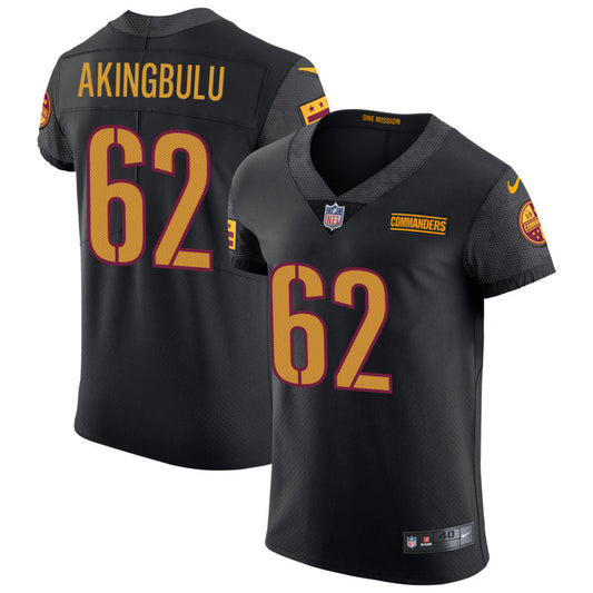 Alex Akingbulu Washington Commanders Nike Vapor Untouchable Elite Alternate Jersey - Black