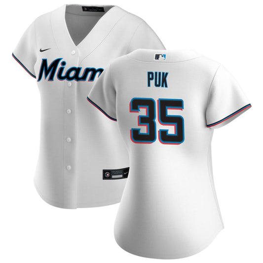 A.J. Puk Miami Marlins Nike Women's Home Replica Jersey - White