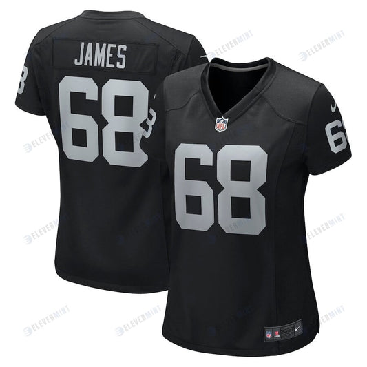 Andre James 68 Las Vegas Raiders Women Game Jersey - Black