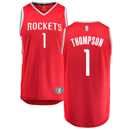 Amen Thompson Houston Rockets Fanatics Branded Fast Break Replica Jersey Red - Icon Edition